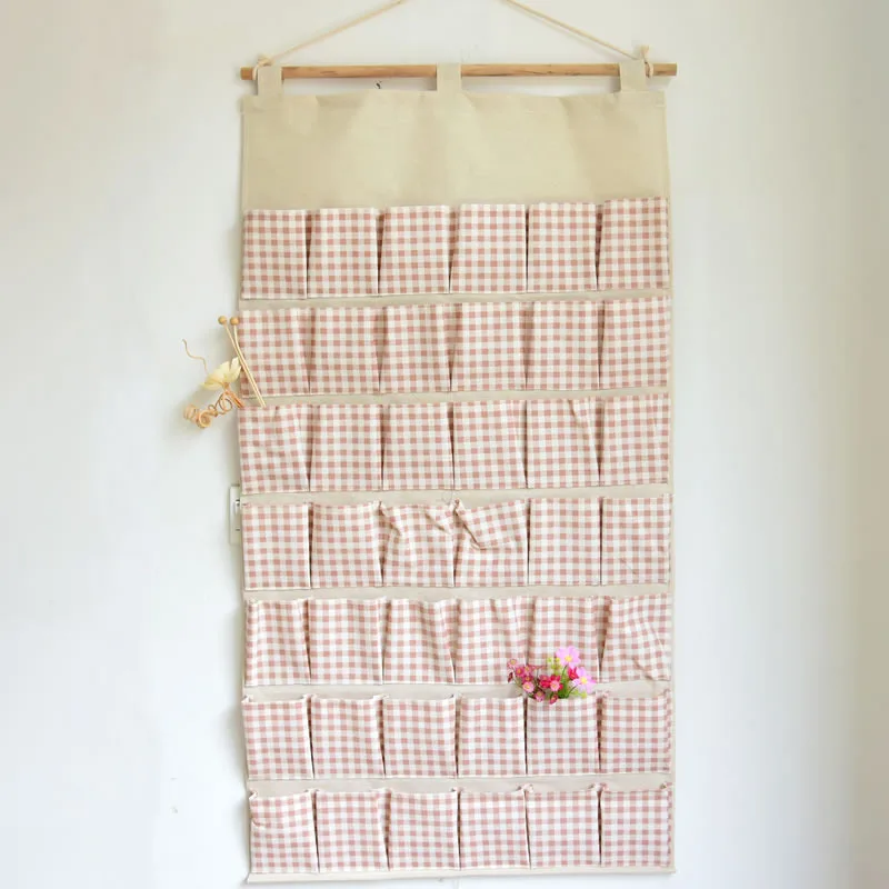 

42cells Wall Storage Bag, Magazines, Stationery, Sanitary Napkins, Medicine, Postcards Cosmetics, Underwear, Garment Storage