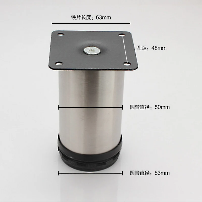 4 Pcs/Set Home Furniture Accessories Adjustable Support Furniture Legs Kitchen Cabinets Stainless Steel Bed Sofa Cabinet Feet 4 Pcs/Set Home Furniture Accessories Adjustable Support Furniture Legs Kitchen Cabinets Stainless Steel Bed Sofa Cabinet Feet