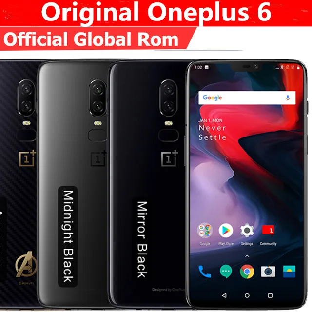 Глобальная прошивка Oneplus 6 4G LTE сотовый телефон Восьмиядерный Android 8 1 28 &quotIPS 2290X1080