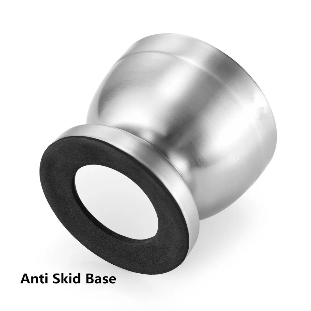 LMETJMA Stainless Steel Spice Grinder With Mortar and Pestle Herbs Spice Grinder Bowl Seasoning Mill Pill Crusher KC0245 salt and pepper grinder herb grinder