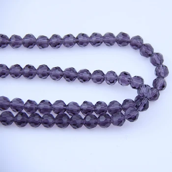

Sale!High Quality Violet 720-10000pcs Crystal 32 Faceted Ball K9 Glass DIY Prism Pendant For Wedding Party Curtain Decoration