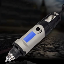 Мини-электрический шлифовальный станок, аксессуары для регулирования скорости сверла, шлифовальный станок, фрезерный Полировочный роторный инструмент 220 В 400 Вт