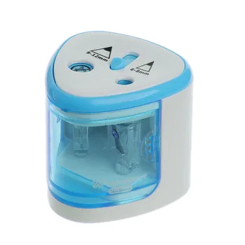 

OOTDTY New Automatic Two-hole Electric Touch Switch Pencil Sharpener Home Office School