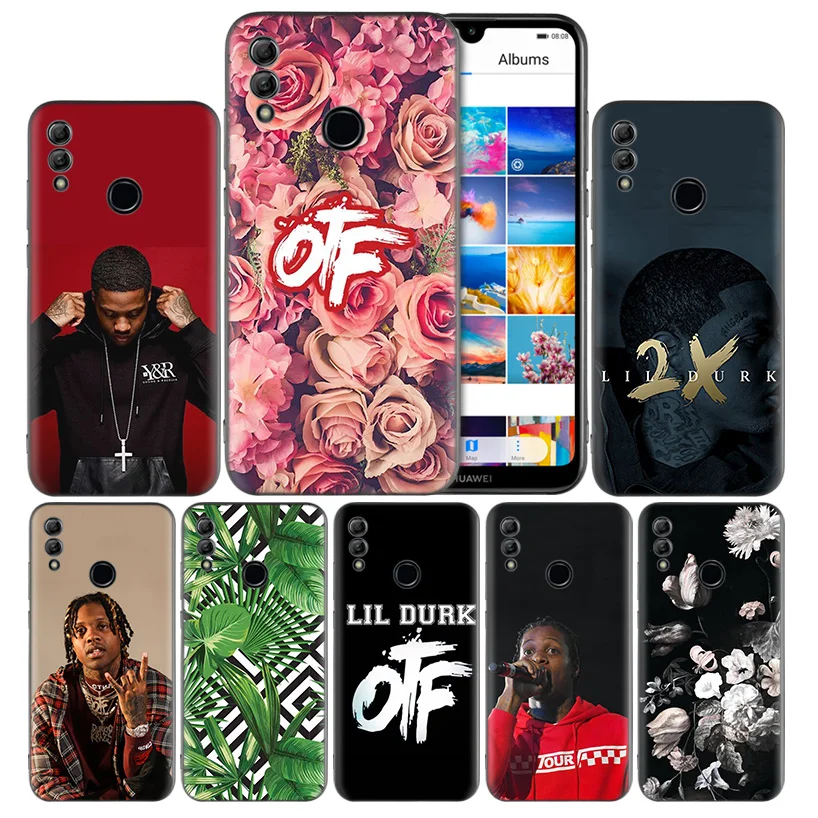 

Lil Durk Hip Hop Silicone Case Cover for Huawei Honor 8X 8C 8A 8S 10 10i Lite Play V20 Y9 Y7 Y6 Y5 Prime 2018 2019 Phone Bumper