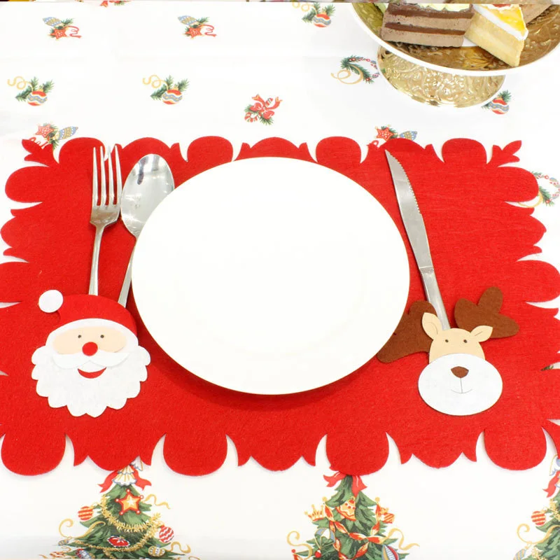 Red-Christmas-New-Year-Non-woven-Table-Placemat-Pad-Christmas-decorations-Table-Mat-Exquisite-TB-Sale (3)