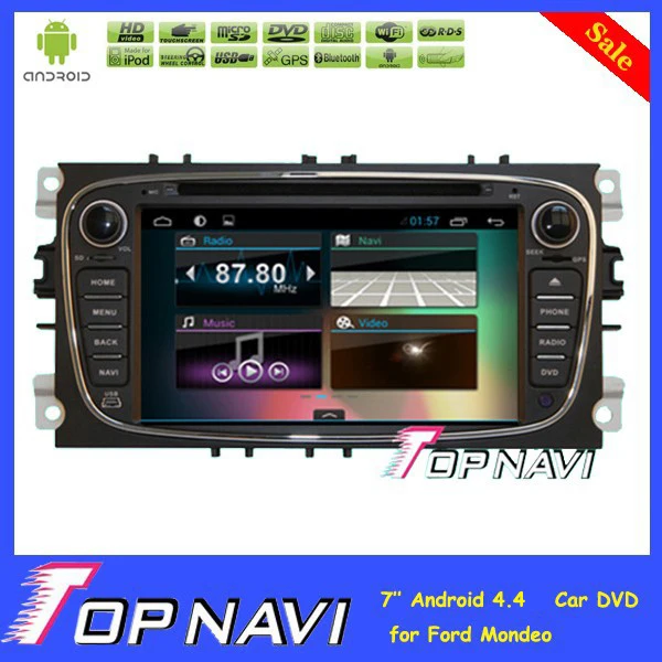 7 inch In Dash Quad Core Android 4 4 font b Car b font DVD Player