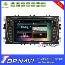 7 inch In Dash Quad Core Android 4.4 Car DVD Player for Mondeo with Wifi 3G Bluetooth GPS Free Map Radio