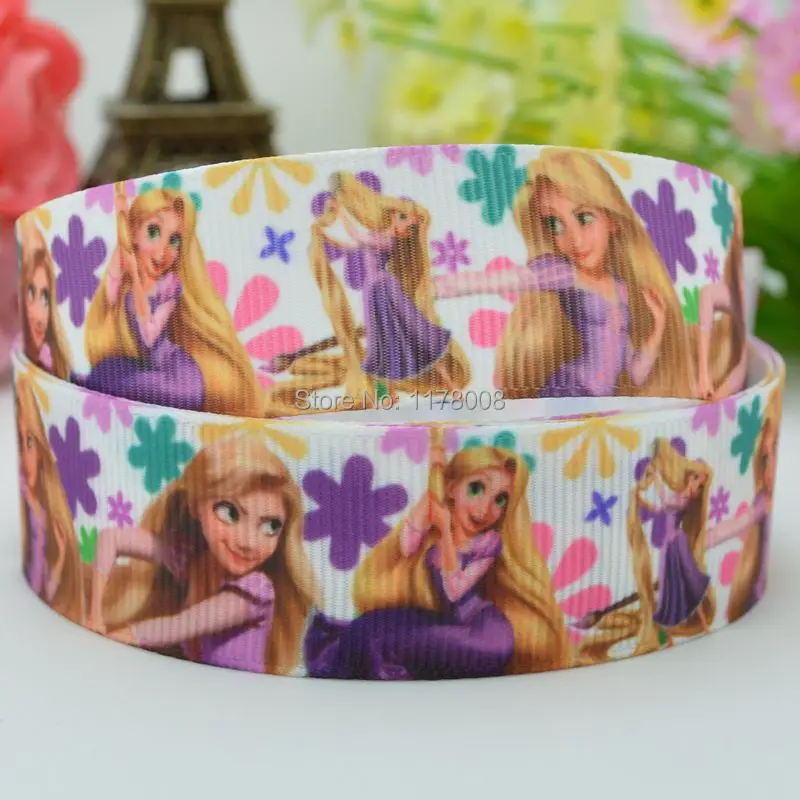 Disney Frozen Princesa Elsa Estampado de Cinta de Grogrén 7//8/" 22mm hágalo usted mismo Pelo Craft
