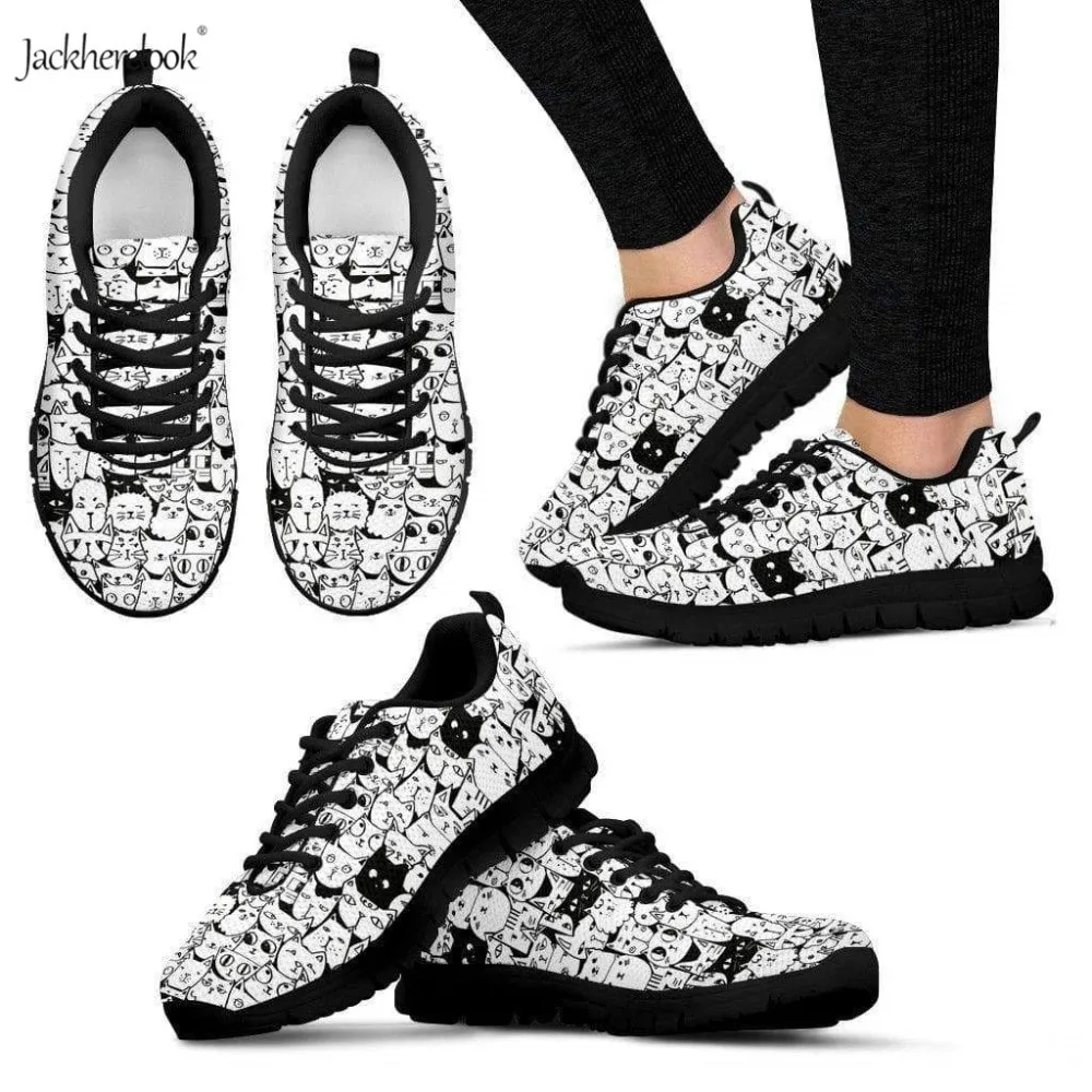 Кроссовки Jackherelook женские на плоской подошве Вулканизированная подошва