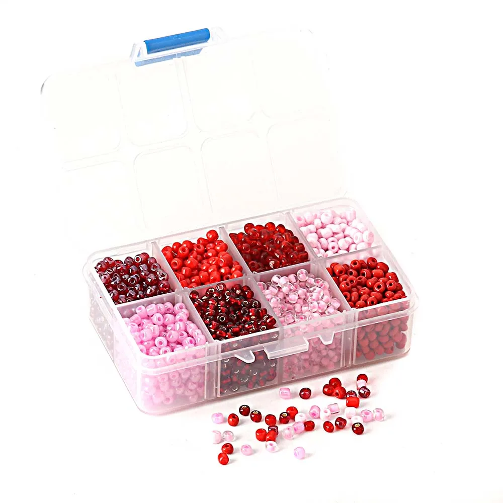 200-2800PC Glass Seed Beads Round Rocailles Mixed 2-9mm For Making Decoration Jewelry DIY Fit Women | Украшения и аксессуары