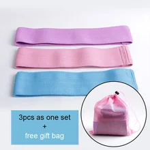 Bandes de résistance de bandes de caoutchouc de forme physique de 3 pièce/ensemble élastiques d'expansion pour la bande élastique de forme physique pour la bande d'entraînement de bande de forme physique