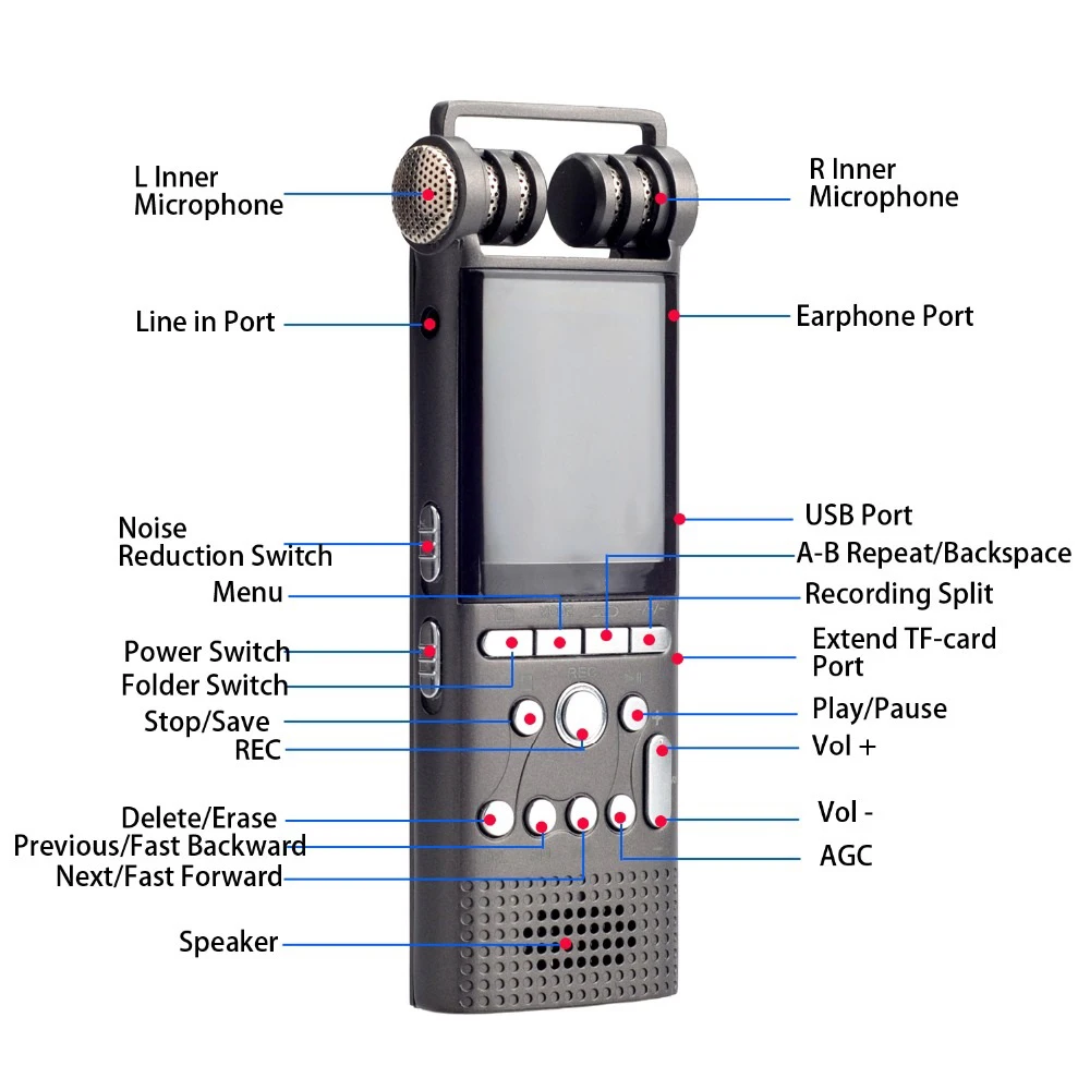 Volemer Hifi Digital Voice Recorder Professional Business Audio Tracker USB Pen Activated Dictaphone Recorder Support TF card Volemer Hifi Digital Voice Recorder Professional Business Audio Tracker USB Pen Activated Dictaphone Recorder Support TF card