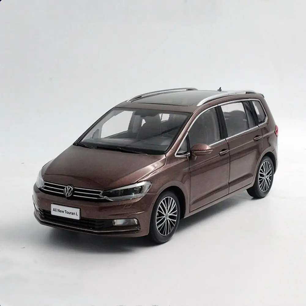 1/18 масштаб Volkswagen Touran L коричневый литой автомобиль Модель Коллекция игрушек