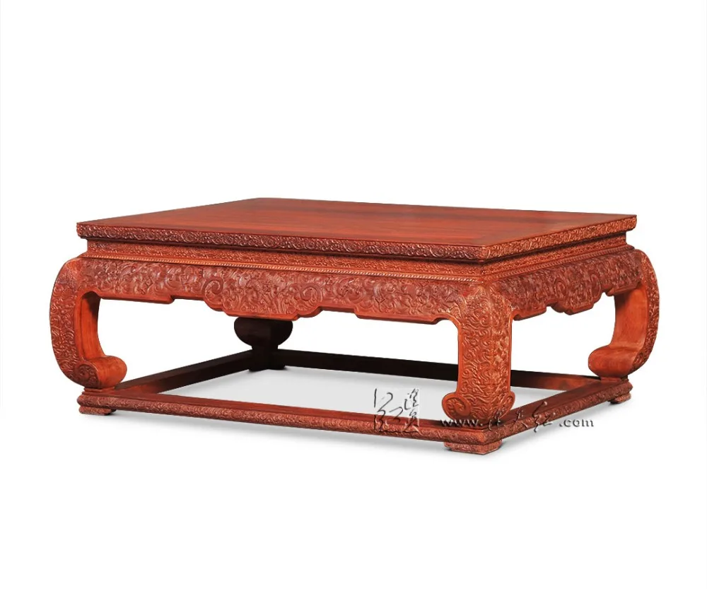 Japanese Style New Classic Dining Tables Rosewood Hotel Bar Home Living
Room Low Desk Solid Wood Furniture Redwood Multifunction