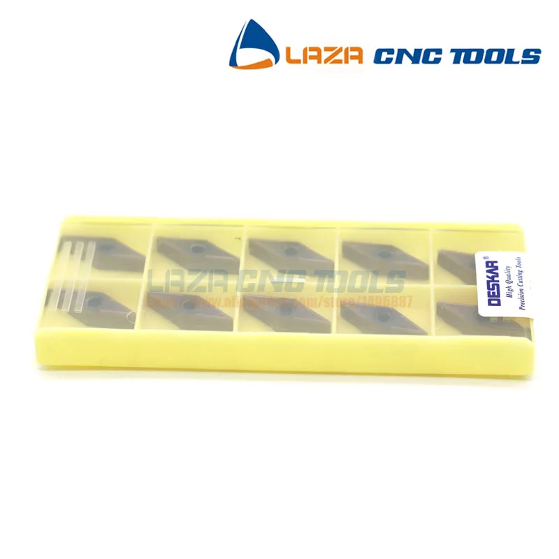 DESKAR VNMG160404-MS LF6018 CNC Carbide Inserts 10Pcs for Stainless steel