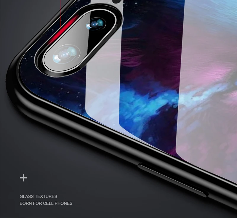 Hisomone Luxury Animal Tempered Glass Case For iPhone 7 7Plus Silicon Phone Case For iPhone X 8 8Plus 6 6S Plus Cover Coque