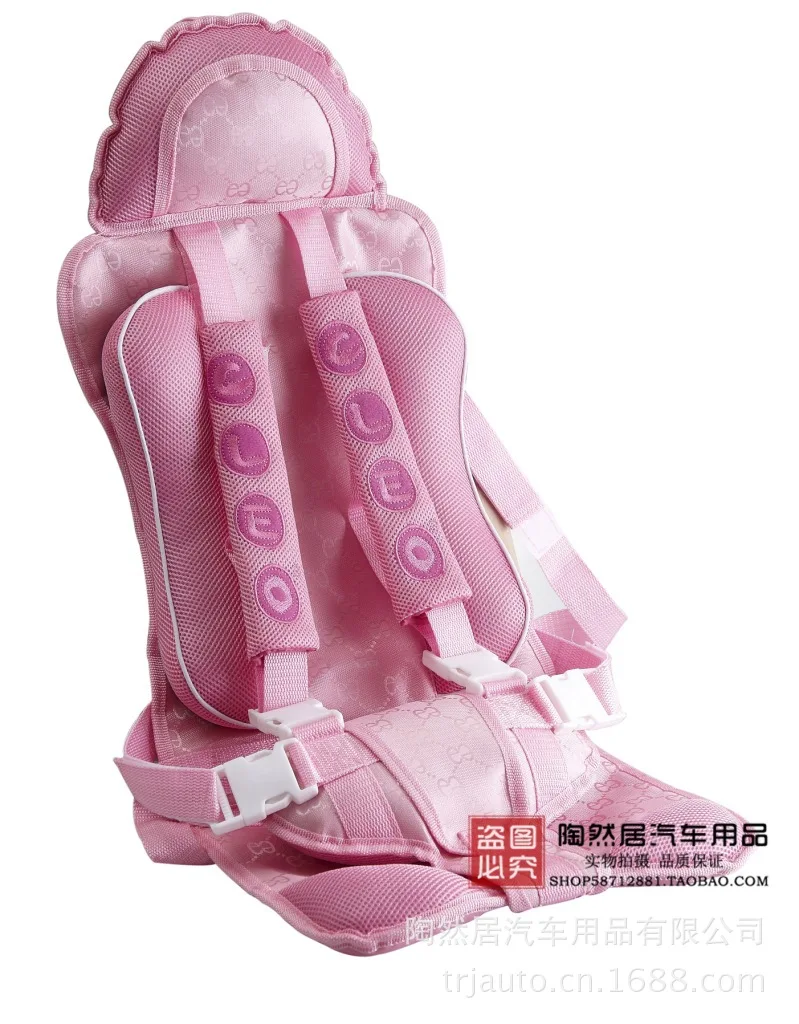 New Child Car Baby Safety Seat Portable Baby Car Seats Thickening Sponge Car Safety Chair 0