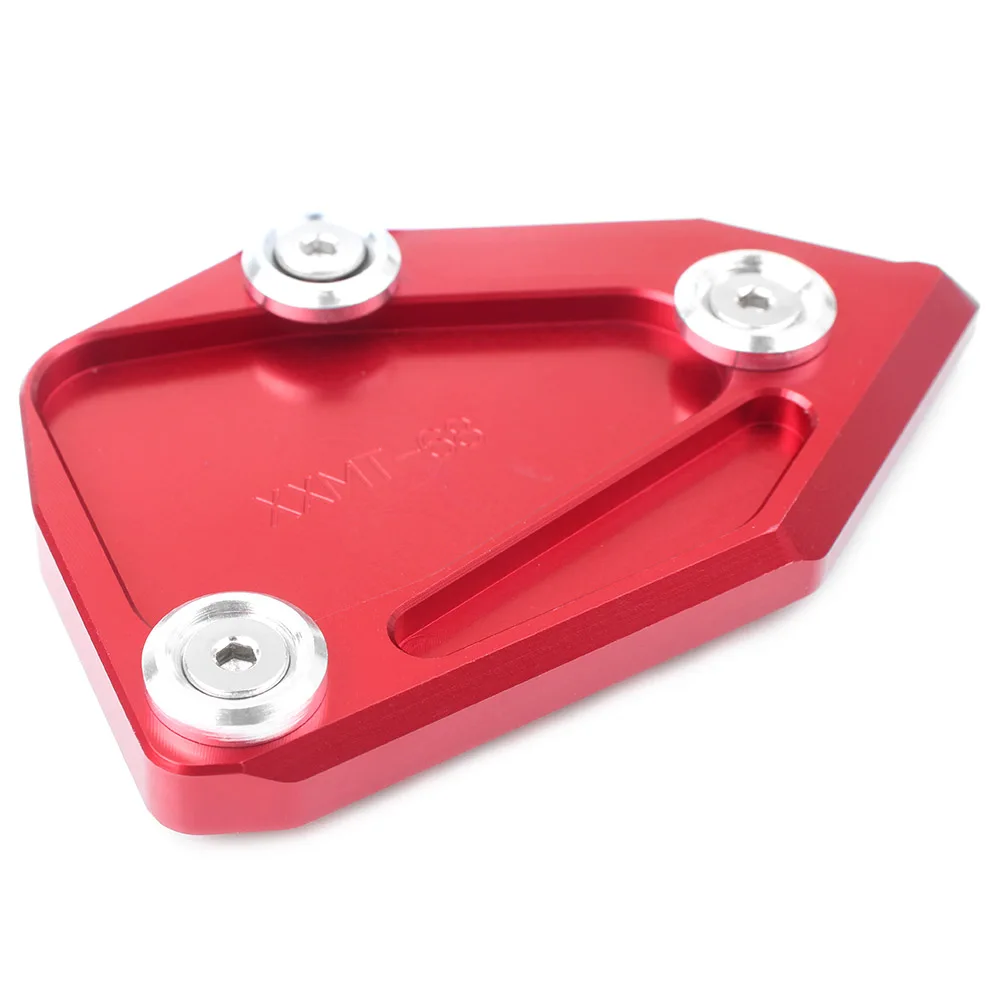  Motorcycle CNC Kickstand Foot Side Stand Extension Pad Support Plate For BMW C600 SPORT & C650GT 20