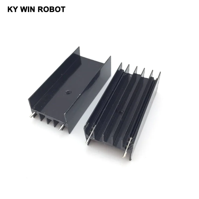 10pcs%20Aluminium%20TO-220%20Heatsink%20TO%20220%20Heat%20Sink%20Transistor%20Radiator%20TO220%20Cooler%20Cooling%2023*16*50MM%20With%202%20Pins%20-%20Image%203