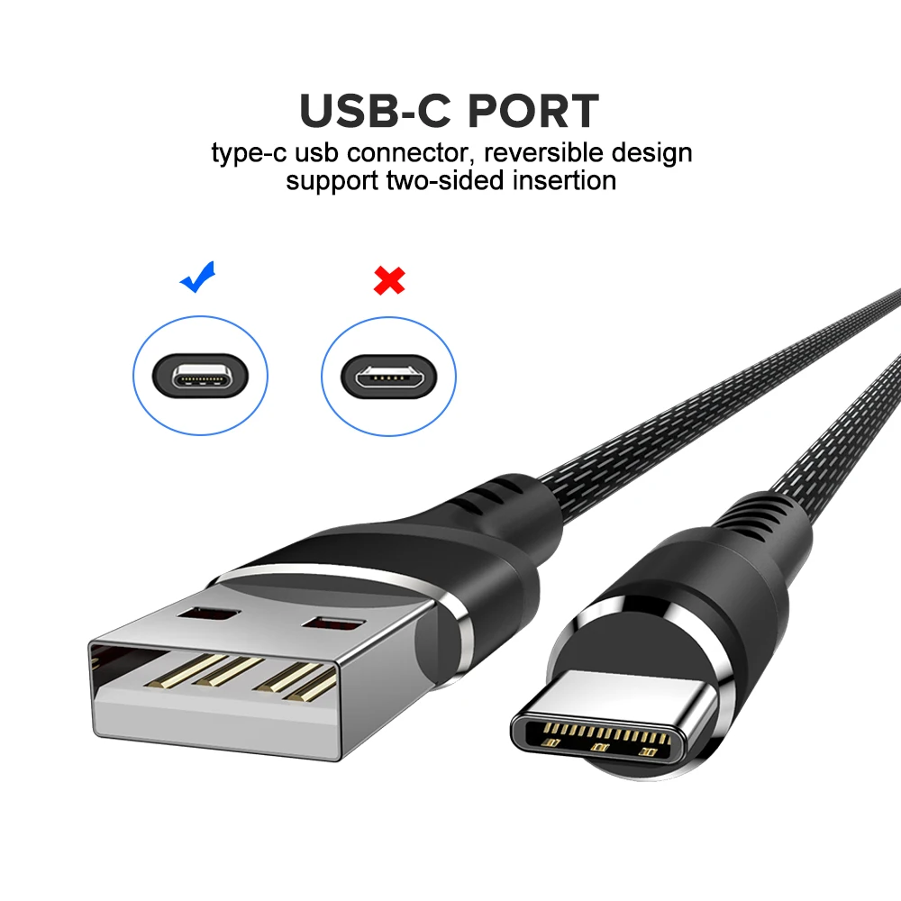 Кабель Type C 1 м для сотового телефона USB 3 0 зарядный шнур Oneplus 6 6T 2.4A быстрое зарядное