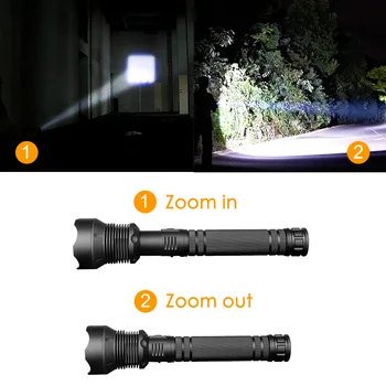 

New Hot 1 Pcs LED Flashlight Torch Aluminum Alloy Waterproof Zoomable for Outdoor Camping