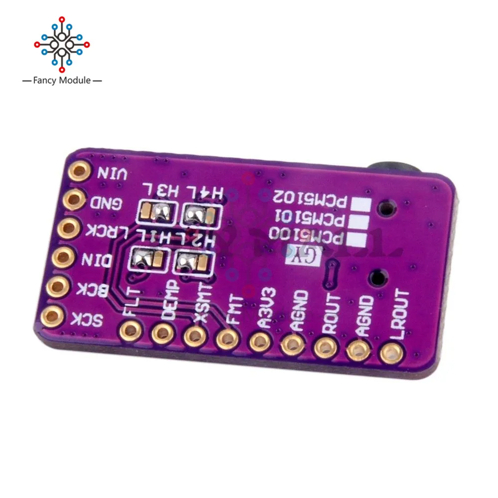 Интерфейс ies PCM5102 DAC декодер GY-PCM5102 ies плеер модуль для Raspberry Pi