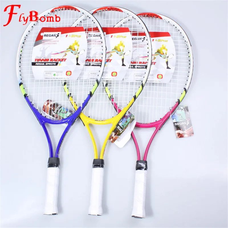 

Flybomb Children Tennis Rackets Training Tenis Racquet Racket for Kids Youth with Racket Cover Bag for New Junior