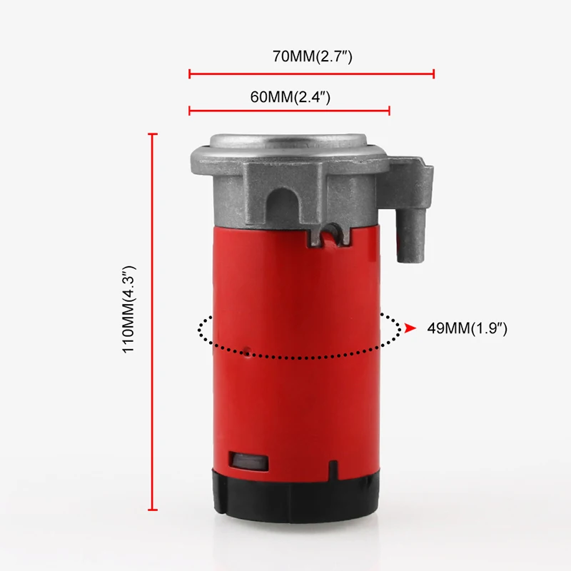 12V воздушный компрессор для воздуха рог автомобиля/грузовика/транспортного средства