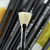 6Pcs/Set Fan Fish Tail Shaped Oil Paint Brush Bristle Hard Hair Artistic Brushes For Acrylic Gouache Painting Art Supplies Black ► Photo 2/5