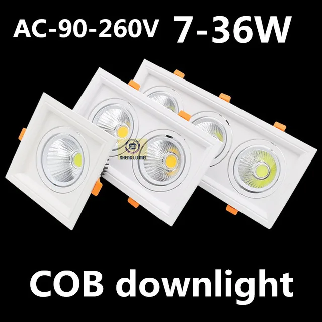 10 шт./лот AC90 260V 7 Вт 12 COB led отель потолочная лампа Специализированный дизайн литье