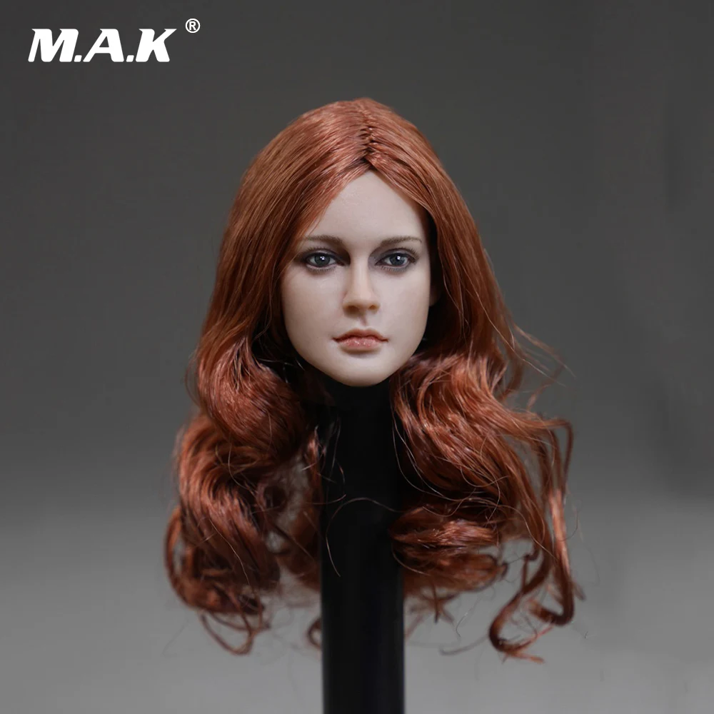 Details about   GACTOYS 1/6 European Female Head Sculpt Model Curly Hair GC031 Fit 12" Figure