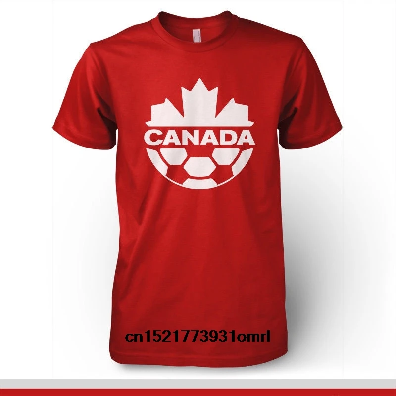 Men t shirt Canada Soccer Football Fans Lovers Supporters