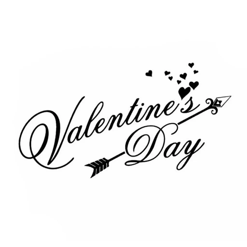 

2019 New Creative Wall Stickers With Characters Removable Vinyl Decal Art Mural Valentine's Home Living Room Decor Wall Sticker