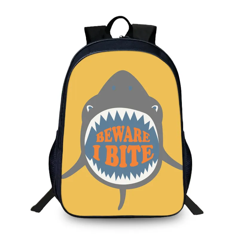 

BAOBEIKU New Arrival 3D Backpack 3D Shark School Bags Creative Fashion Animals Pattern For Teenager Girls Boys Women Men Bag