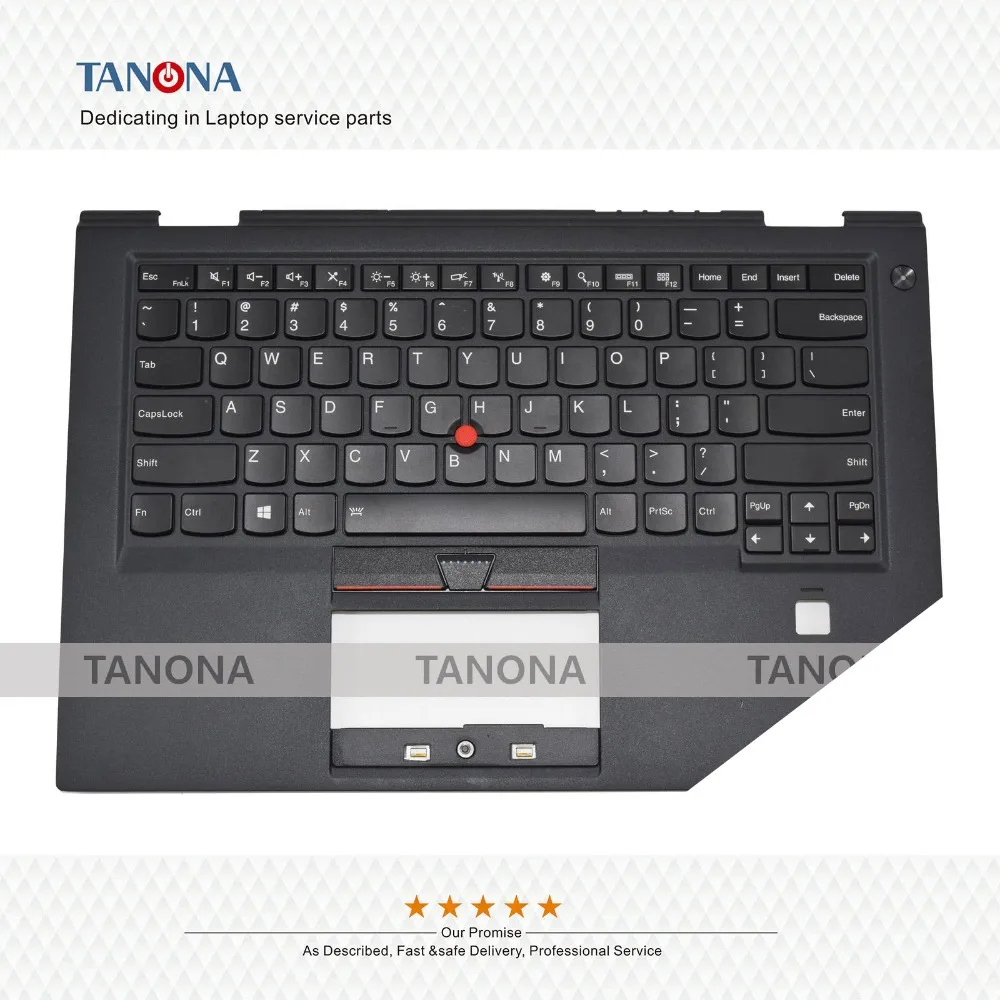 

Original/New for Lenovo ThinkPad X1 Carbon 4th 2016 Palmrest Keyboard Bezel Upper Case Cover Backlit 01AV154 SB30K59265 Laptop