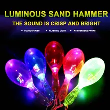 Креативный мигающий Тамбурин прозрачный праздничный свет Тамбурин для подарка Прямая