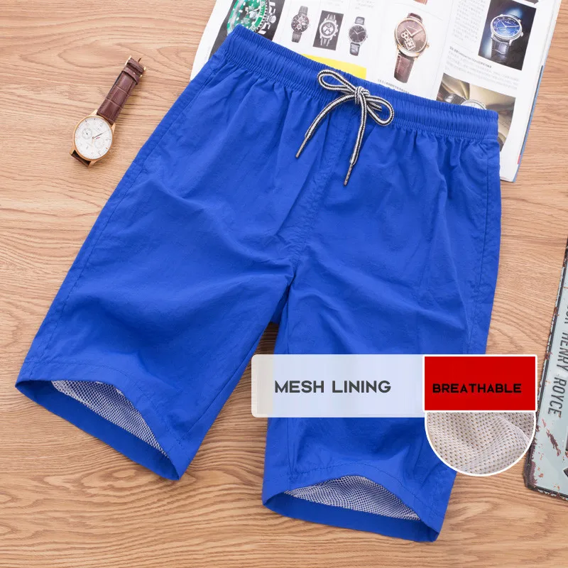 Mens Swimwear Swim Shorts Trunks Beach Board Shorts Swimming Pants Swimsuits Womens Running Sports Surffing Mesh Lining Shorts