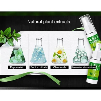 

Breath Freshener Spray Oral Odor Treatment 30ml Halitosis Treatment Spray Mint Refresher 88