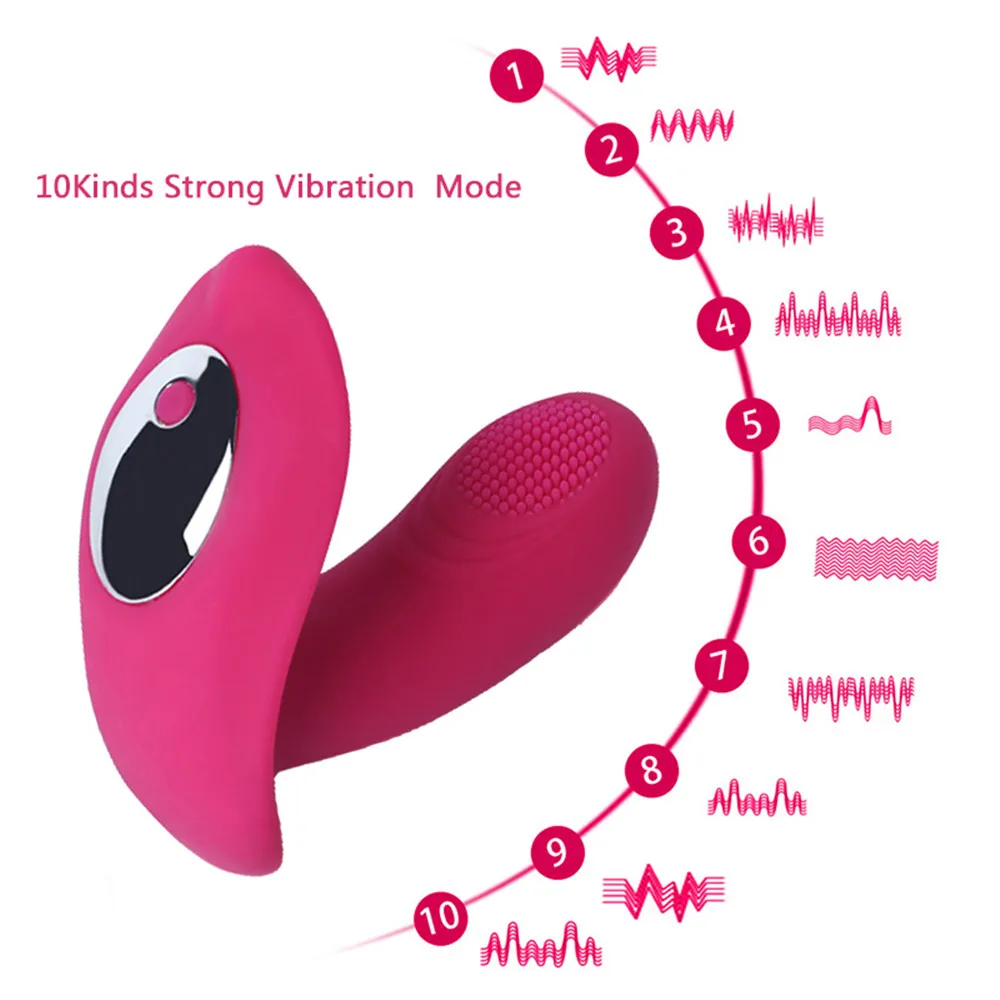 10 Speed Dildo Vibrator Sex Toys for Women Clitoris Stimulator G-spot Massager Wireless Remote Control Wearable Masturbation Toy (9)