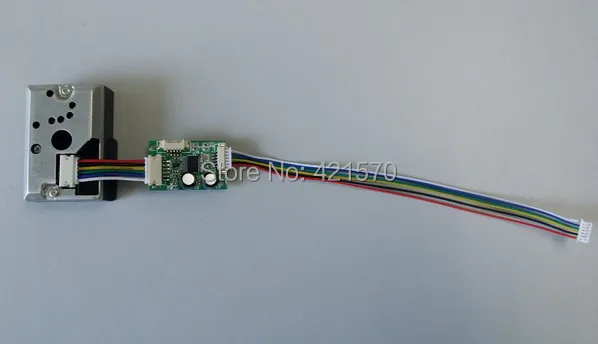 PM2.5 GP2Y1010AU0FCO1+ dust sensor module with automatic correction