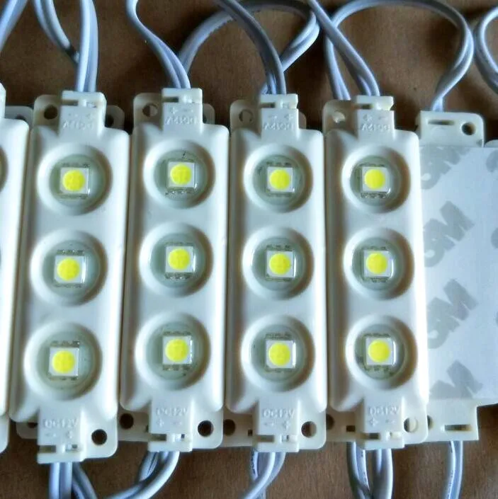 Бесплатная доставка 3LED SMD 5050 инъекции светодиодный модуль dc12v Водонепроницаемый IP65 синий светодиод рекламировать Письмо Светодиодные фары