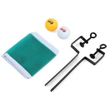 

Free Shipping Training Competition Ping Pong Ball Net Fix Equipment Practical Table Tennis Set