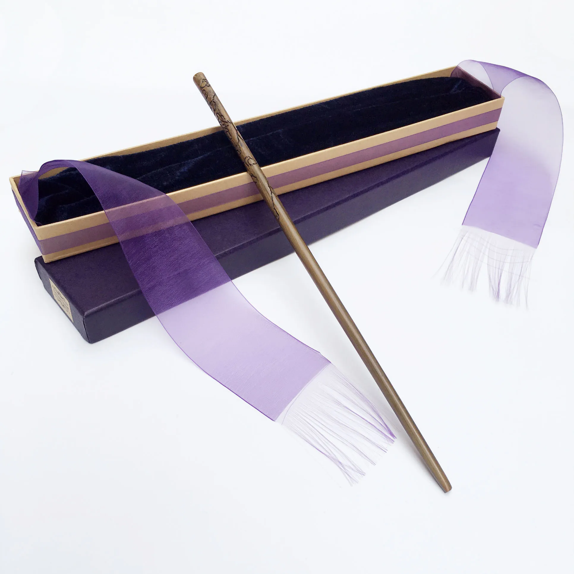 Cena Nowy przyjeżdża metalu Iron Core Narcissa różdżka Harry Potter magia magiczna różdżka eleganckie wstążki Gift Box pakowania