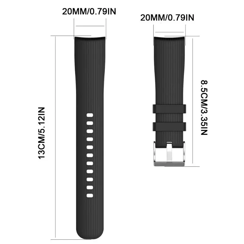 Ремешок для Samsung Gear sport S2 S3 Frontier Classic браслет huami amazfit bip huawei GT 2 galaxy watch active 42 46 мм 22 20