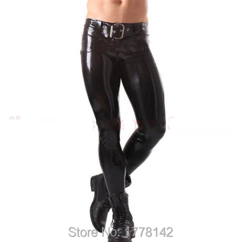 Mens Black Red Motorcycling Leggings Patent Leather Skinny Pants Two-way  Zipper Crotch Trousers Wet Look Clubwear Leggings - AliExpress