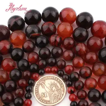 

6,8,10mm Natural Round Beads Smooth Multicolor Dream Agates Stone LooseBeads For DIY Women Jewelry Making Necklace Bracelet 15"
