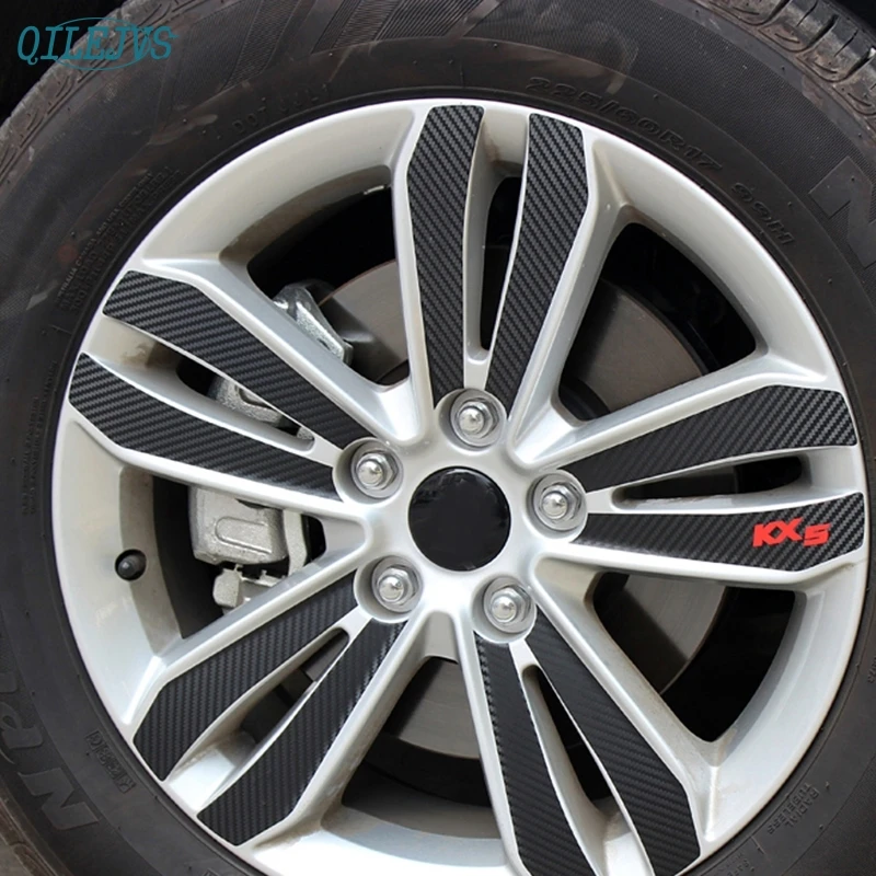 Набор наклеек на колеса автомобиля из углеродного волокна для Kia KX5 Sportage 2016 2017 Apr