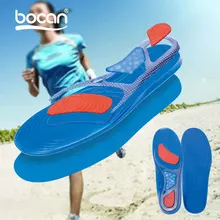 Gel insole 1 pair Shoe Massaging Insoles for foot pain relieve Sport running pads shock absorption insole for men and women 6625