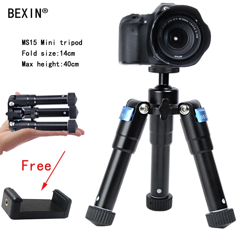 Lightweight Tripod Mini Cell Phone Camera Tripod Stand Bracket Mount Adapter For Camera Self-Timer Free Phone Clip Lightweight Tripod Mini Cell Phone Camera Tripod Stand Bracket Mount Adapter For Camera Self-Timer Free Phone Clip