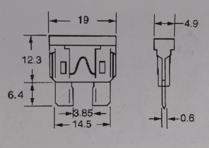 Chsky 80 шт. Лидер продаж с высоким качеством 5-40A Mid Авто Предохранитель 12 V, S-19